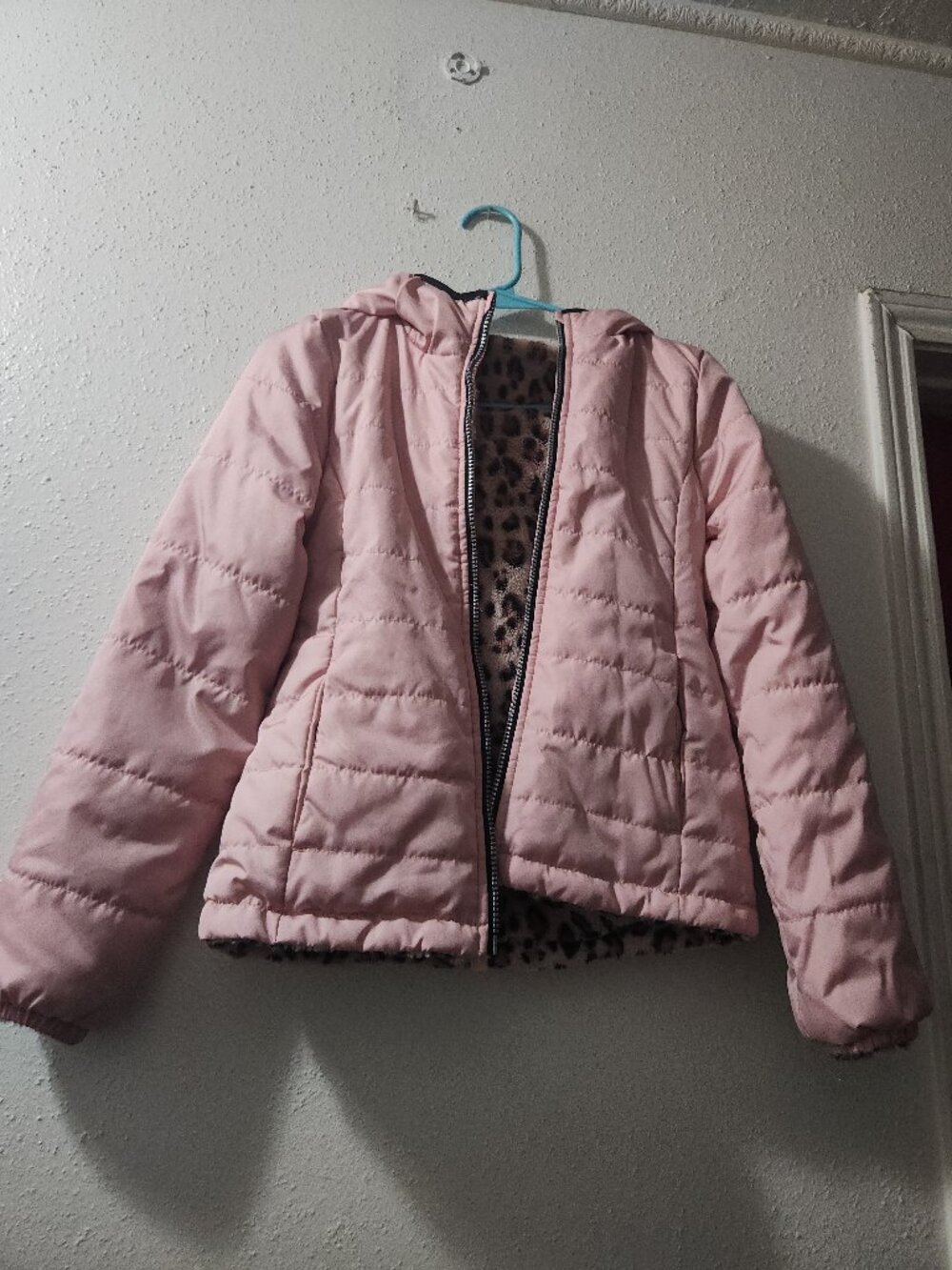 London Fog Pink Leopard Jacket
